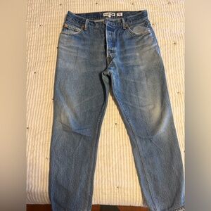 Re/Done High Rise Light Blue Women's Jeans